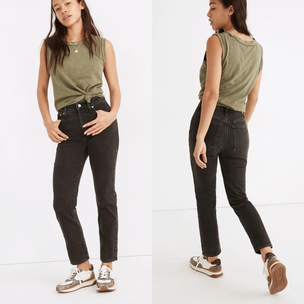 MADEWELL The Petite Curvy Perfect Vintage Jean Lunar Wash